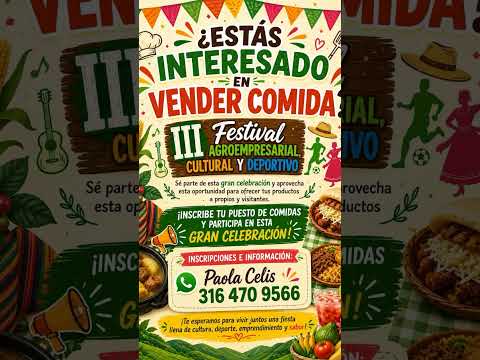 INSCRIBE TU PUESTO DE COMIDA