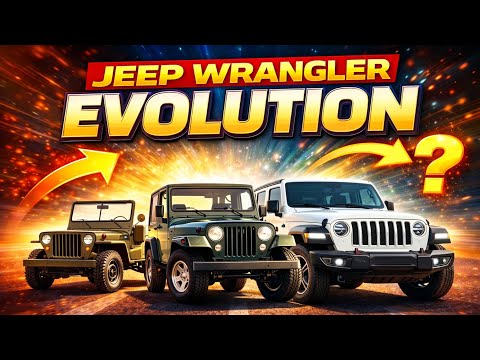 Jeep Wrangler Evolution (1945–2024) | From War Machine to Off-Road Legend