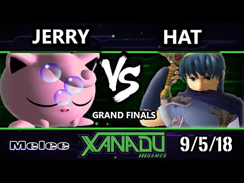 S@X 266 SSBM -  hat [L] (Marth) Vs. EBM | Jerry (Jigglypuff) Smash Melee Grand Finals