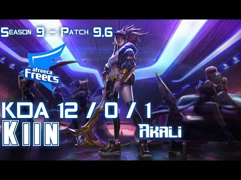 AFs Kiin AKALI vs VLADIMIR Top - Patch 9.6 KR Ranked