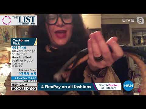 Clever Carriage Company St. Tropez Leather Hobo