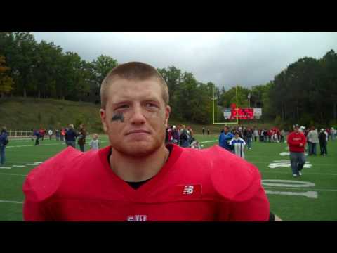 Post-Game Interview w/SJU Senior Linebacker Ryan Wimmer - 2009 Bethel (Homecoming)