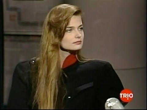 Paulina Porizkova 1986 Late Night with David Letterman Interview