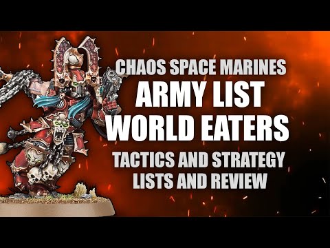 Battle Report and Tournament List Reveiw - World Eaters Chaos Space Marines