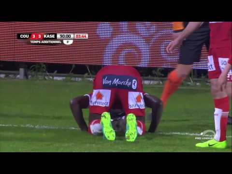 Goal Sidy Sarr KV Kortrijk - KAS Eupen 3-3 (PO II 2016-17)