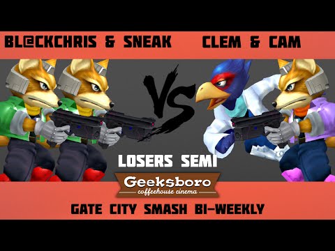 Gate City Smash Bi-Weekly Doubles - Bl@ckChris & Sneak vs Clem & Cam - Losers Semi