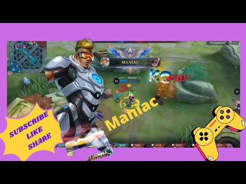 Late game Monster bruno Maniac, Mobile Legend Game play#bruno Maniac