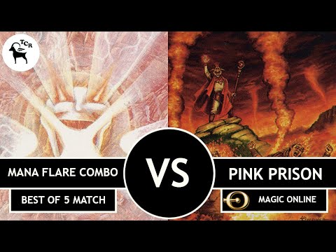 Premodern Mana Flare Combo vs Pink Prison - MTGO Best of 5 Match