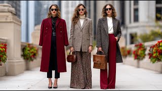 Timeless Fall Elegance | Max Mara Inspired Outfits & Layering for Modern Women