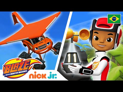 Aprendiendo con Blaze - parte 2 🎒 | Blaze and the Monster Machines