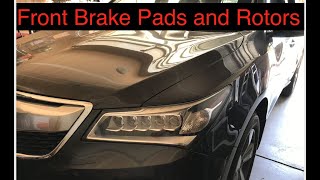 14-20 Acura MDX Front Brake Pads and Rotors How To