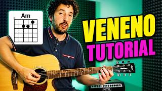 Ca³mo tocar VENENO de La Renga | TUTORIAL GUITARRA sencillo acordes y rasgueo