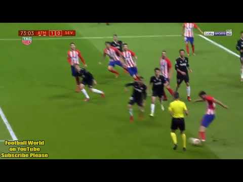 Atletico Madrid vs Sevilla 17 01 2018 Diego Costa goal 1-1