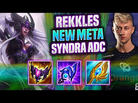 REKKLES NEW META SYNDRA ADC! - KC Rekkles Plays Syndra ADC vs Tristana! | Season 2022