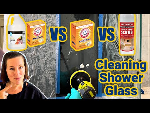 3 EASY WAYS To Clean Hard Water Stains On Shower Glass Doors & Windows (Testing 3 Best Options)