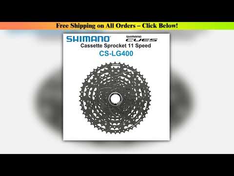 SHIMANO CUES U6000 CS-LG400 11 Speed Cassette Sprocket for MTB Bike 11-45T 11-50T Freewheel Black