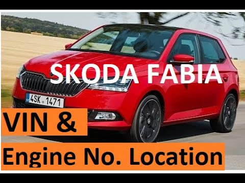 Watch Skoda Fabia II [2007-2014] VIN Location Guide