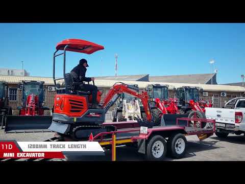 11D Mini Excavator - Easy To Load, Easy To Transport
