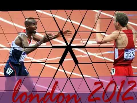 10,000m Mo Farah wins Olympic gold for Great Britain 2012 SATUR DAY 4 AUG