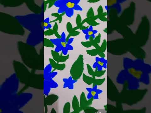 🌼 EASY flower painting DAISIES for beginners acrylic colours # * shorts # Flower painting