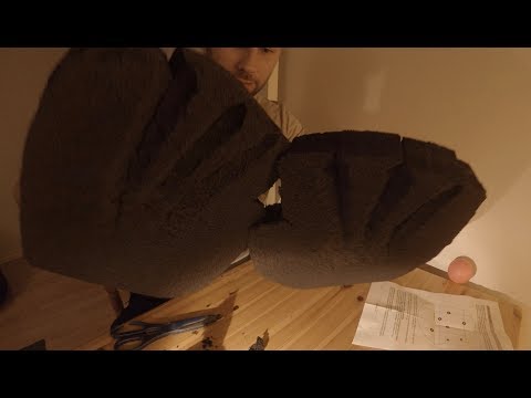 Bandy Goalkeeper - Glove making process