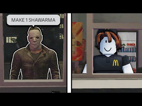 ROBLOX Scary Shawarma Kiosk FUNNY MOMENTS