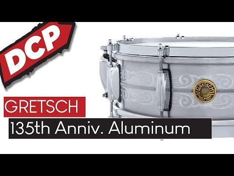 Gretsch 135th Anniversary Solid Aluminum Snare Drum 14x5