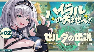#02【ゼルダの伝説ティアーズオブザキングダム】チュートリアルを超えてハイラルの大地から!!【白銀ノエル/ホロライブ】