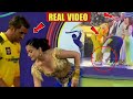 Watch Arijit Singh Rashmika Mandanna Touched MS Dhoni Feet During IPL 2023 Opening Ceremony