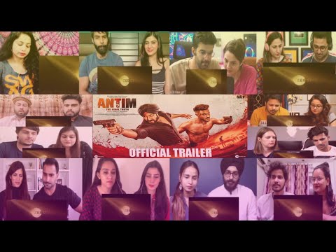 ANTIM:The Final Truth Officia l Trailer Powerful Reaction Mashup | Salman Khan | Aayush Sharma |