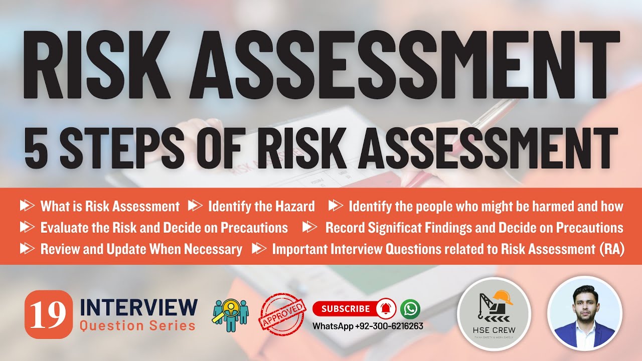 Risk Assessment | 5 Steps of Risk Assessment | Comprehensive Guide to Risk Assessment