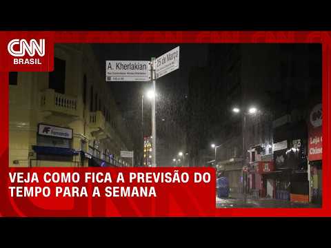 Previsão do tempo: Frente fria avança e espalha temporais pelo Sudeste | CNN PRIME TIME