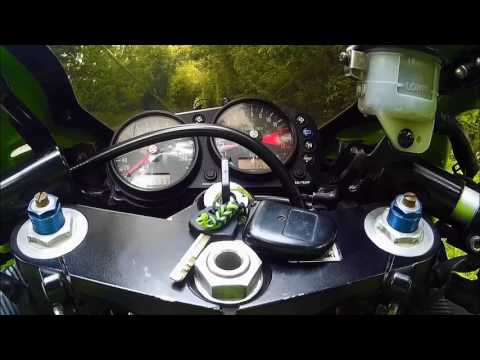 Kawasaki ZX 9 R acceleration 0-280 km/ h
