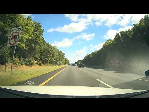 Driving in Massachusetts - I-95 North and I-93 North