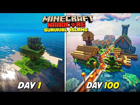 100 Days Survival Island Challenge in Minecraft Pocket Edition - Hindi