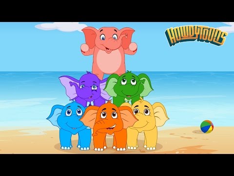Elephants Have Wrinkles by Rock'n'Rainbow - Music for Kids by Howdytoons