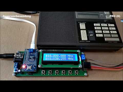DDS AM Modulator 0-45MHz v2.0 - Inbetriebnahme
