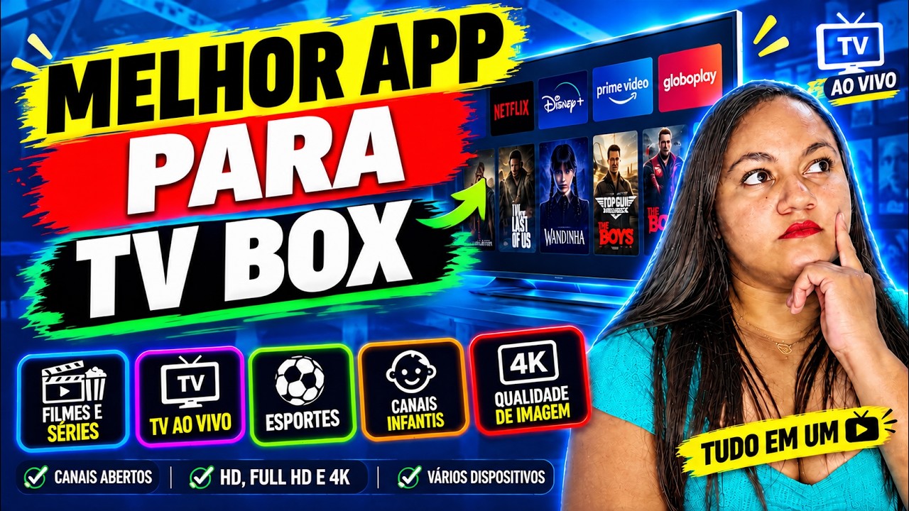 🔥 MELHOR APP PARA TV BOX EM 2026! O APP MAIS COMPLETO PARA FILMES, SÉRIES E TV AO VIVO