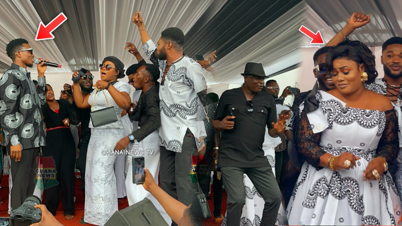 Kofi Kinaata Pulls out Pastor Love and Obaapa Christy on same Stage at Empress Gifty’s mum’s funeral