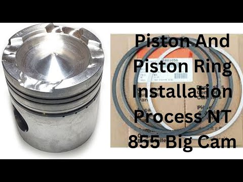 Cummins USA NT855 Piston installation#CumminsNT855#PistonInstallation#EngineRebuild#DieselMechanic#
