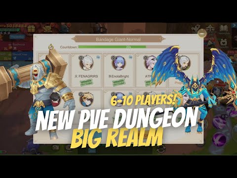 New PVE Dungeon! Big Realm [Bandage Giant & Horus Boss] - Cloud Song