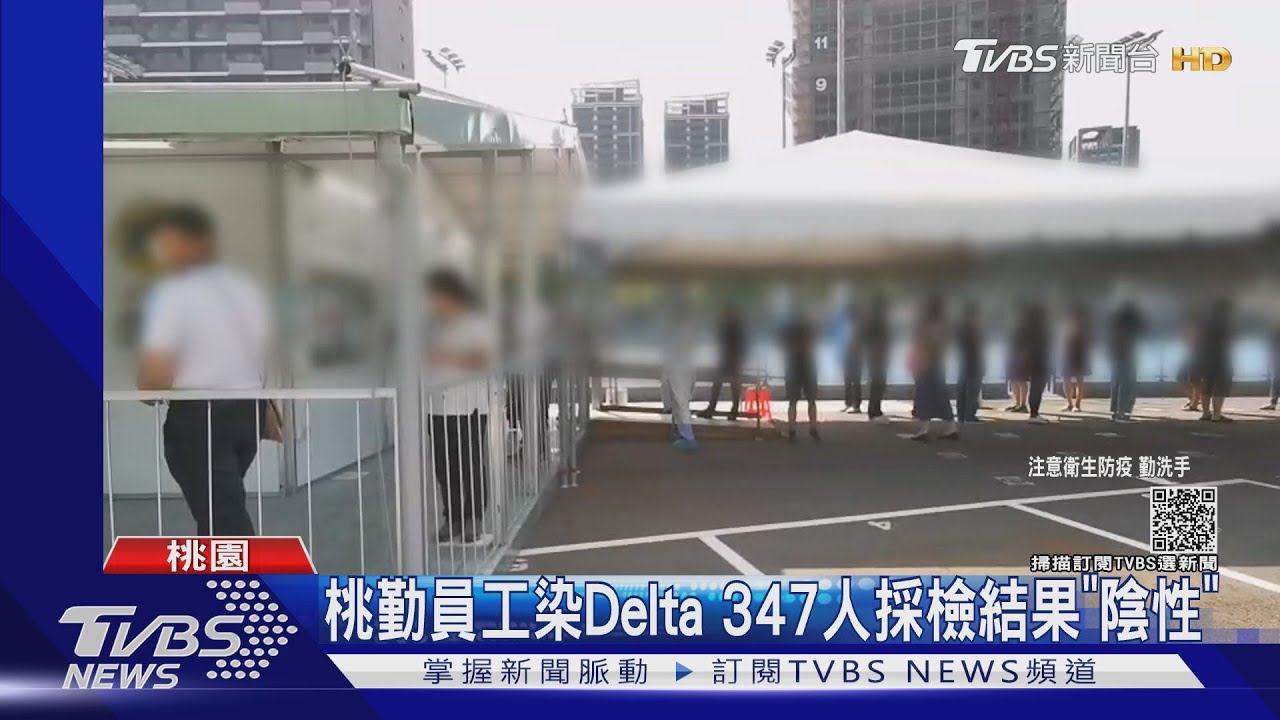 桃勤員工染Delta 347人採檢結果「陰性」