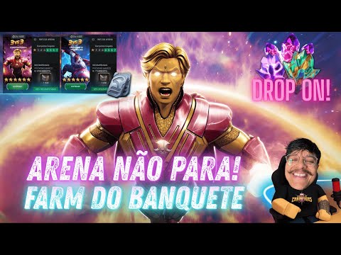 A ÚLTIMA ARENA DO ANO? VAMOS FARMAR! 🤩🤩 | LIVE | Marvel Contest of Champions