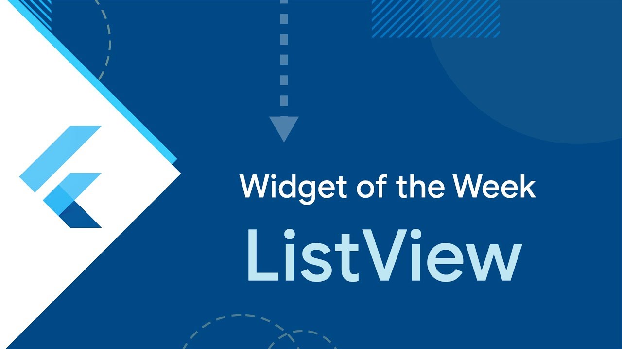ListView (Flutter Widget of the Week)