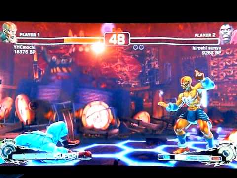YHCmochi [Dhalsim] vs hiroshi sunya [Balrog] SUPER STREET FIGHTER 4 - Japanese Online Ranked Matches