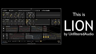 Video thumbnail for New SYNTH 1st LOOK: LION by UnfilteredAudio!! by PlugInGuru