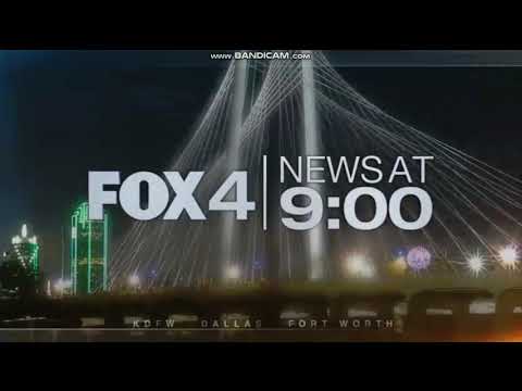 KDFW Fox 4 News at 9pm Saturday open April 6, 2019