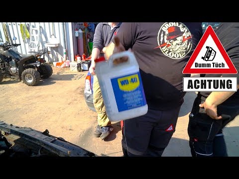 WD40 als Sprit - Falsch getankt was passiert? Alternative Kraftstoffe | Dumm Tüch