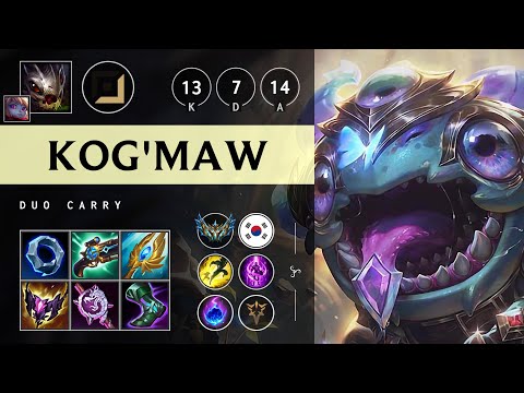 Kog'Maw ADC vs Corki: Rampage - KR Challenger Patch 14.23