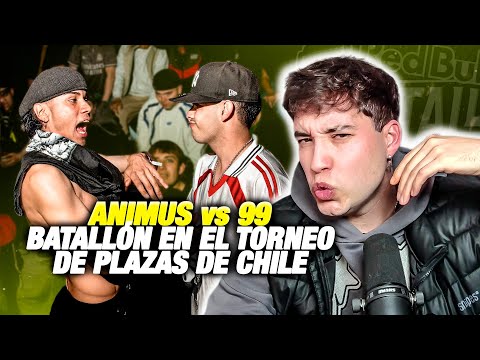🇨🇱♥️EL UNDER CHILENO RAPEA DURISIMO ♥️🇨🇱ANIMUS vs 99 FINAL ‪@RedBullBatalla‬ TORNEO DE PLAZAS CHILE